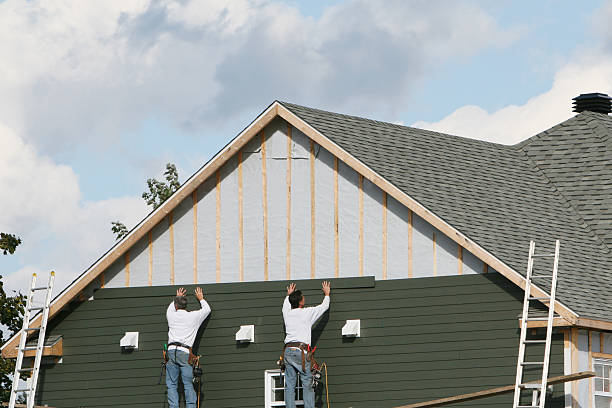 Professional Siding Contractor technician working in Unionville, PA